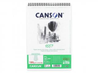 Blok kreslící 180g Canson 1557 - A4 spirála