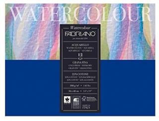 Blok lepený akvarelový 300g Fabriano Watercolour - 36x48cm, 12 listů
