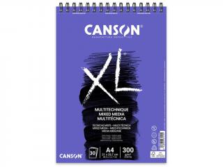 Blok pro akvarel a akryl 300g Canson XL mix media - A4