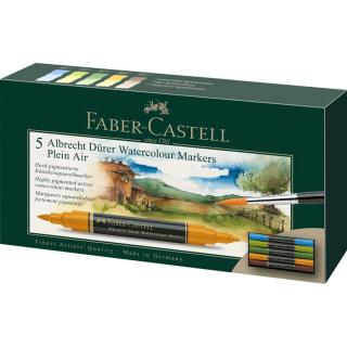 Faber-Castell Akvarelové oboustranné popisovače, sada 5ks 160309