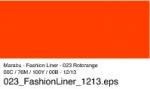 Marabu Fashion Liner 25 ml Barva: 023 - červeno oranžová