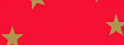 Motiv karton - Hvězda červený 300g Velikost: 25 x 35 cm