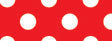 Motiv karton - Puntík červenobílý 300g Velikost: 50 x 70 cm