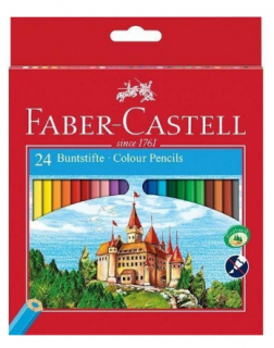 Sada 24 školních pastelek 6-ti hranné ECO - Faber-Castell