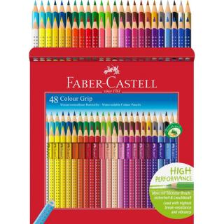Sada 48 školních akvarelových pastelek GRIP - Faber-Castell