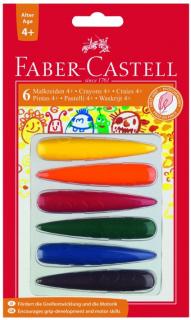 Sada 6 plastických pastelek do dlaně - Faber-Castell