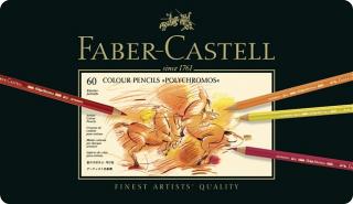 Sada 60 uměleckých pastelek Polychromos Faber-Castell