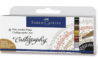 Sada 6ks kaligrafické popisovače Faber-Castell, 1675060