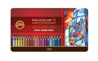 Sada 72 uměleckých pastelek Polycolor Koh-i-noor