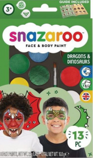 Sada obličejových barev Dinosauři, Snazaroo 8X2,1g