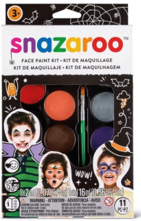 Sada obličejových barev Halloween, Snazaroo 8X2,1g