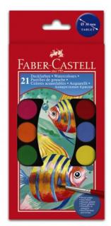 Školní vodové barvy 21x30mm Faber-Castell