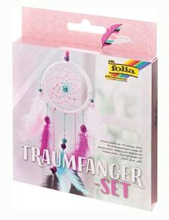 Traumfänger - set (lapač snů) růžová