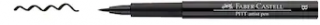 Tušový popisovač, černý, Pitt Artist Pen, Faber-Castell typ/velikost: Brush