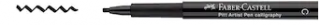 Tušový popisovač, černý, Pitt Artist Pen, Faber-Castell typ/velikost: C