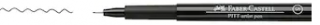 Tušový popisovač, černý, Pitt Artist Pen, Faber-Castell typ/velikost: S