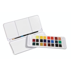 Umělecké akvarelové barvy v plastovém obalu, Daler-Rowney sada 24ks