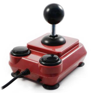 ArcadeR 9 pin Joystick pro ATARI, COMMODORE, SPECTRUM Barva: Červená (tmavá)