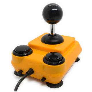 ArcadeR 9 pin Joystick pro ATARI, COMMODORE, SPECTRUM Barva: Oranžová