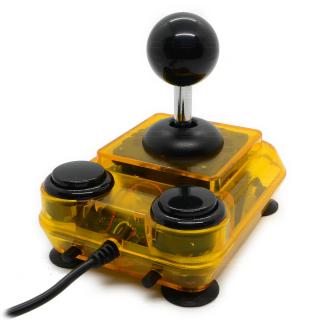 ArcadeR 9 pin Joystick pro ATARI, COMMODORE, SPECTRUM Barva: Průhledná žlutá