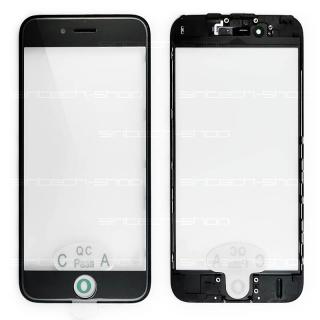 iPhone 6S (4,7 ) čelní dotykové sklo s rámem a OCA lepící vrstvou PREMIUM - černé