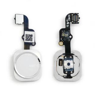 iPhone 6S / 6S Plus Home Button včetně flex kabelu - stříbrný