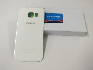 Samsung Galaxy S6 Edge G925F zadní skleněný kryt, bílý