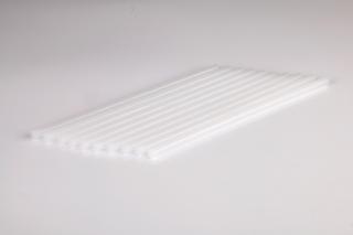 Kofixové svíčky (vysokomolek. termoplast. mat.), transparentní, zapalovací, 8mm Ø, 10 ks