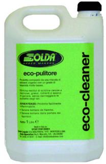 SOLDA ECO CLEANER in metal container of lt 5 (Ekologický čistič / smývač v plechové dóze 5l - vhodný pro všechny podklady) hořlavina