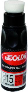 SOLDA F15 liquid   90 ml (středně fluorový vosk - tekutý) Červený: teplota sněhu -3°/-10°C nebo teplota vzduchu 0°/-13°C