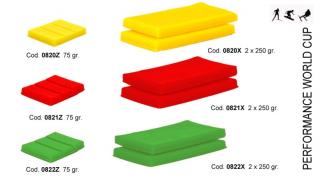 SOLDA PERFORMANCE green (2 X gr 250 ) (Nízkofluorový vosk 2 x 250g, Zelený, Teplota sněhu -10°/20°C nebo teplota vzduchu -13°/-24°C)