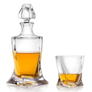 Crystal Bohemia Quadro Whisky Set (1+6)