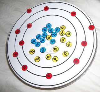 Set Bohrův magnetický model plech