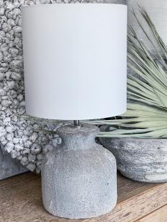 Lampa z hrubé keramiky - bílá/béžová Barva: barva stínidla: bíla
