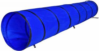 Tunel pro psa- závod agility, výcvik psa, modrý 300x50cm