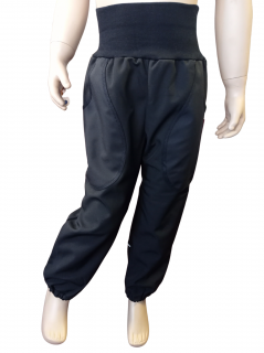 Abeli Softshellové kalhoty s flísem černé Velikost: 134