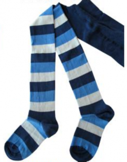 Design Socks Dětské punčocháče 9 vel. 128-134 Barva: Pruhy modré
