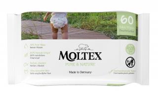 Moltex Pure & Nature Vlhčené ubrousky na vodní bázi (60ks)