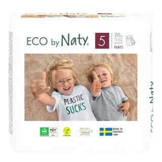 Naty Natahovací plenkové kalhotky vel. 5 Junior 12-18 kg, 20 ks
