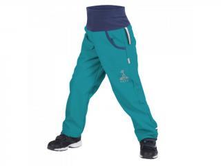 Unuo Softshellové kalhoty 128/134 Barva: Sv. smaragdová + reflex. nažehlovačka