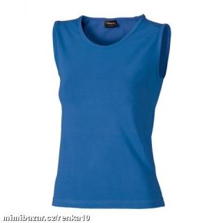 Dámské triko bez rukávu 039 modré (LAMBESTE)