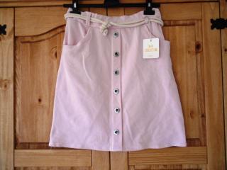 Tepláková sukně pudrově růžová (ITALY)