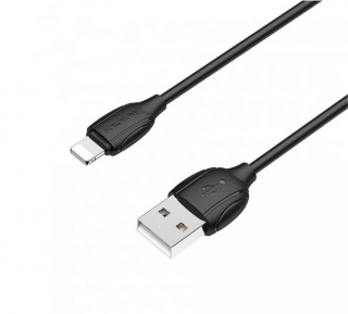 Borofone USB kabel s konektorem lightning, 1m - černý