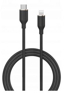 Kabel USB-C/lightning Zenso - černý, 1m