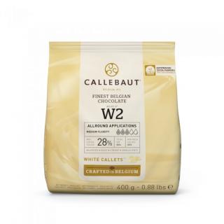 Callebaut Čokoláda bílá W2 28% 400g