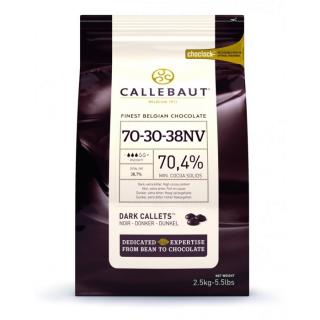 Callebaut čokoláda Hořká 70,4% 2,5 kg