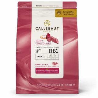 Callebaut Čokoláda RUBY 47% 2,5 kg