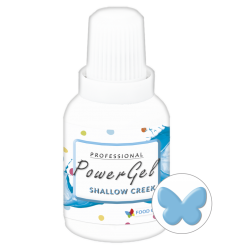 Food Colours Gelová barva PowerGel Shallow Creek Světle Modrá 20g