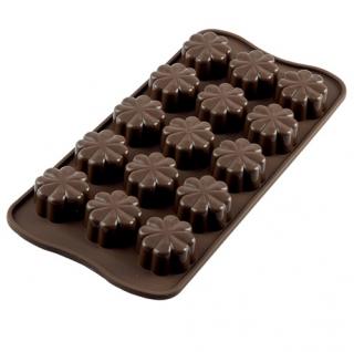 Forma na čokoládu SILIKON Fleury (Kytičky)