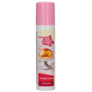 FunCakes Metalický sprej Zlatý 100ml